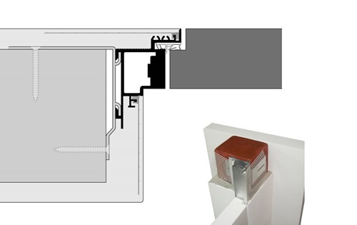 Frameless Ags Systems Flush Doors And Skirting Boards Profil Door Leaves 44 45 And 50 Mm