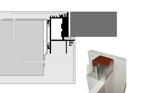 Frameless Ags Systems Flush Doors And Skirting Boards Profile Door Leaves 44 45 Mm And 50